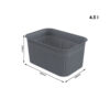 Rotho Aufbewahrungsbox BRISEN 4,5l Anthrazit – Bild 2